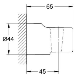 Rankinio dušo laikiklis Grohe Relexa, nereguliuojamas