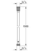 Dušo žarna Grohe Silverflex, 150 cm
