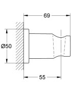 Dušo laikiklis Grohe Rainshower, grafito spalvos