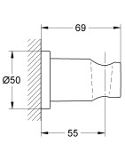 Dušo laikiklis Grohe Rainshower, "brushed warm sunset" spalvos