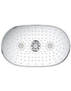 Dušo galva iš sienos Grohe Rainshower Duo 360, su 450 mm alkūne