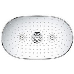 Dušo galva iš sienos Grohe Rainshower Duo 360, su 450 mm alkūne