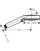 Dušo galva Hansgrohe Crometta Vario, 2 srovių
