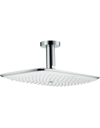 Dušo galva iš lubų Hansgrohe Pura Vida 400, su 100mm alkūne