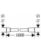 Dušo žarna Keuco, 1.6 m, chromuota