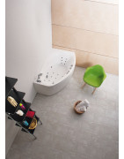 Vonia Balteco Eclipse 160x95 cm, su apdaila E15 (dešinė)