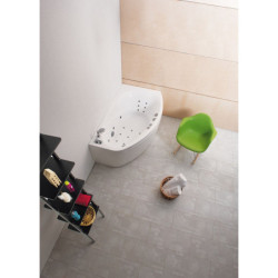 Vonia Balteco Eclipse 160x95 cm, su apdaila E15 (dešinė)