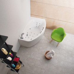 Vonia Balteco Eclipse 160x95 cm, su apdaila E16 (kairė)