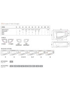 Vonia Balteco Orion 169x102 cm, su apdaila E16 (kairė)