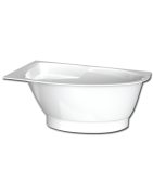 Vonios panelė Paa Tre, baltos spalvos, maža