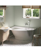 Vonios panelė Paa Tre, baltos spalvos, maža