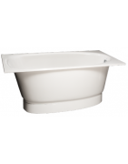 Vonios panelė Paa Uno, baltos spalvos