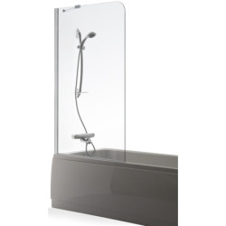 Vonios sienelė Baltijos Brasta Mija 90 cm, skaidriu stiklu