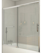 Šoninė sienelė Roth PXV2L/1600, brillant, skaidrus stiklas