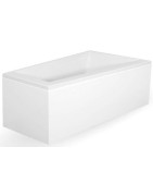 Asimetrinė vonia Roth Eva Side, 150x80 cm (dešinė)