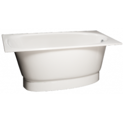 Vonia Paa Uno 150x75 cm, stačiakampė, su mažu paneliu