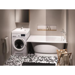 Vonia Paa Uno 150x75 cm, stačiakampė, su mažu paneliu