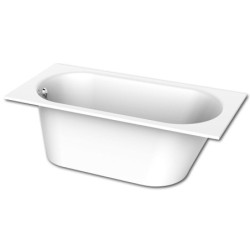 Vonia Paa Vario 160x75 cm, laisvai statoma, su sifonu