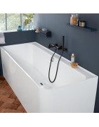 Vonia Villeroy Boch Collaro 180x80 cm, su panele, kairė