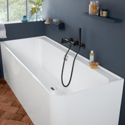 Vonia Villeroy Boch Collaro 180x80 cm, su panele, kairė