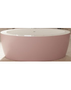 Vonia Paa Aria 174x84 cm, ovali, laisvai pastatoma, spalvota