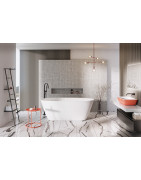 Akmens masės vonia Balteco Nido, 169x79x63 cm