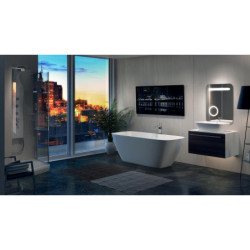 Akmens masės vonia Balteco Dune, 174x79x63 cm