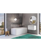 Akmens masės vonia Balteco Leon 180x80 cm