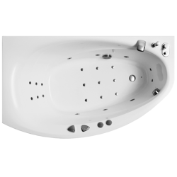 Vonia Balteco Eclipse 169x97cm, su apdaila E15, masažinė