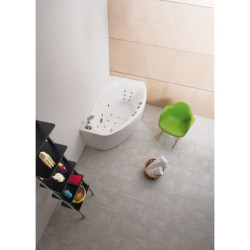 Vonia Balteco Eclipse 169x97cm, su apdaila E15, masažinė