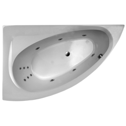 Vonia Balteco Idea 160x95 cm, su apdaila E15 (dešinė), masažinė