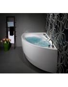 Vonia Balteco Idea 160x95 cm, su apdaila E15 (dešinė), masažinė