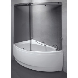 Vonia Balteco Idea 160x95 cm, su apdaila E15 (dešinė), masažinė