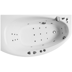 Vonia Balteco Eclipse 169x97 cm, su apdaila E15, masažinė, OS