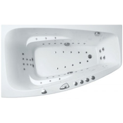 Vonia Balteco Orion 169x102 cm, su apdaila E15, masažinė