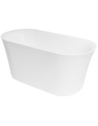 Poliruota akmens masės vonia Balteco Fiore, 157x72x61 cm