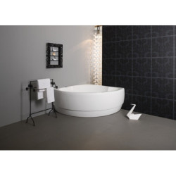 Vonia Balteco Metro 155x155 cm, su apdaila E17, masažinė