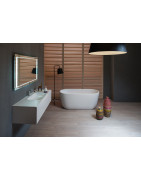 Akmens masės vonia Balteco Azur, 130x70x61 cm