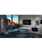 Akmens masės vonia Balteco Dune, 174x79x63 cm, poliruota