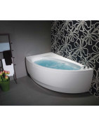 Vonia Balteco Idea 160x95 cm, su apdaila E15 (dešinė), masažinė