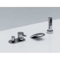 Vonia Balteco Linea 150x150 cm, su apdaila E17, masažinė, C2Z1