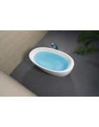 Akmens masės vonia Balteco Senzo 179x90 cm, poliruota