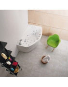 Vonia Balteco Eclipse 160x95 cm, su apdaila E16, masažinė