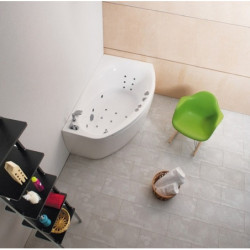 Vonia Balteco Eclipse 160x95 cm, su apdaila E16, masažinė