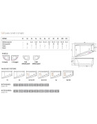 Vonia Balteco Cali 170x117 cm, su apdaila E15 (dešinė)