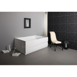 Vonia Balteco Scala 179x120 cm, be apdailos E24, masažinė