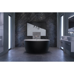 Akmens masės vonia Balteco Allure, 134x64 cm