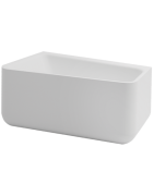 Akmens masės vonia Balteco Gamma, 149x62/85x67 cm, poliruota