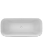 Akmens masės vonia Balteco Gamma, 149x62/85x67 cm, poliruota