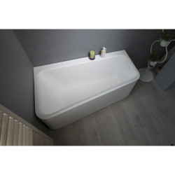 Akmens masės vonia Balteco Gamma, 149x62/85x67 cm, poliruota